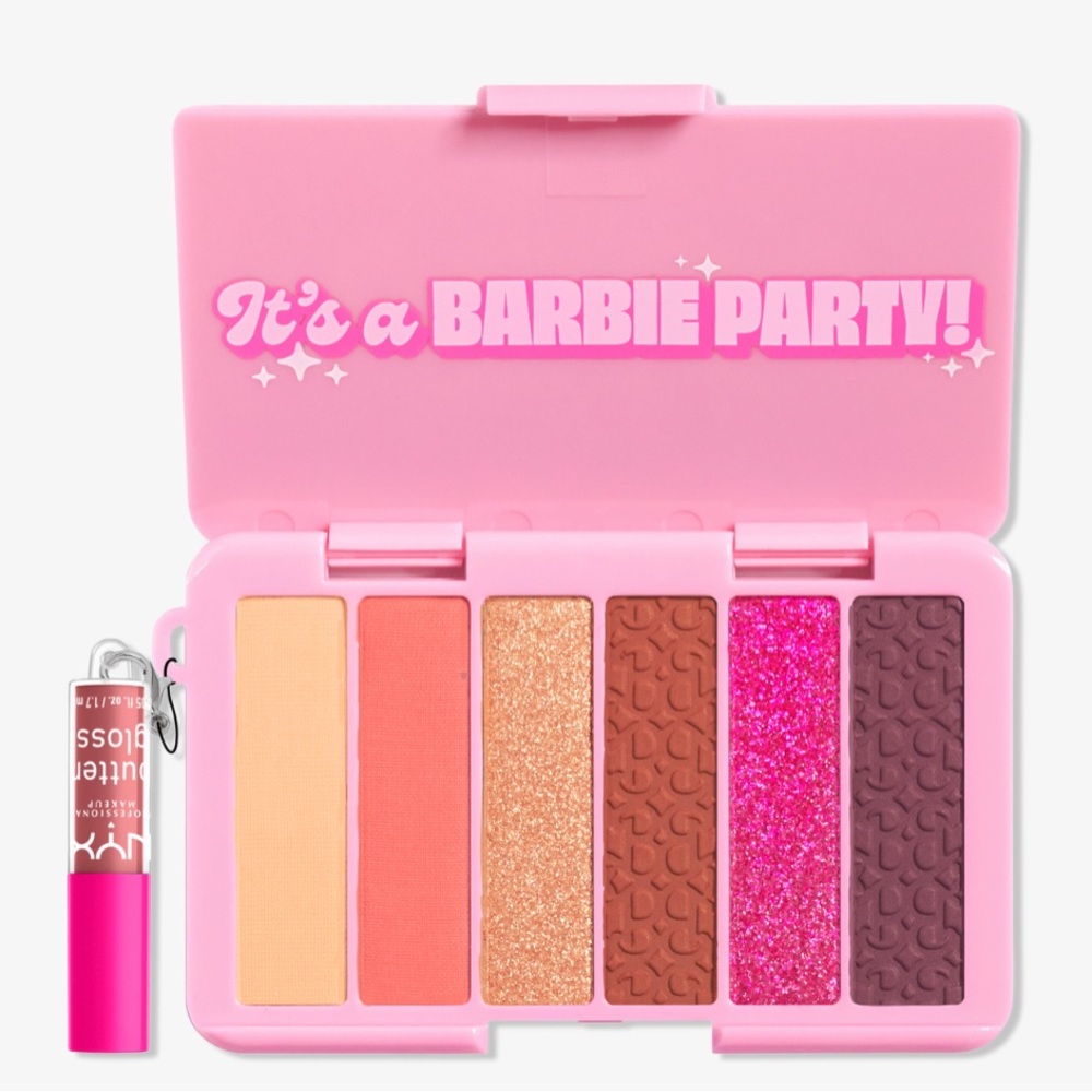 NYX Barbie limited edition “On the go shadow palette” It’s a Barbie Party